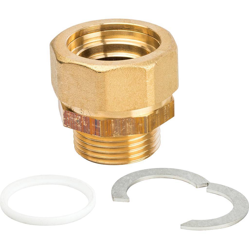 Комплект концевого фитинга Meibes FixLock DN25 1 для подключения трубы Inoflex, M46102FL