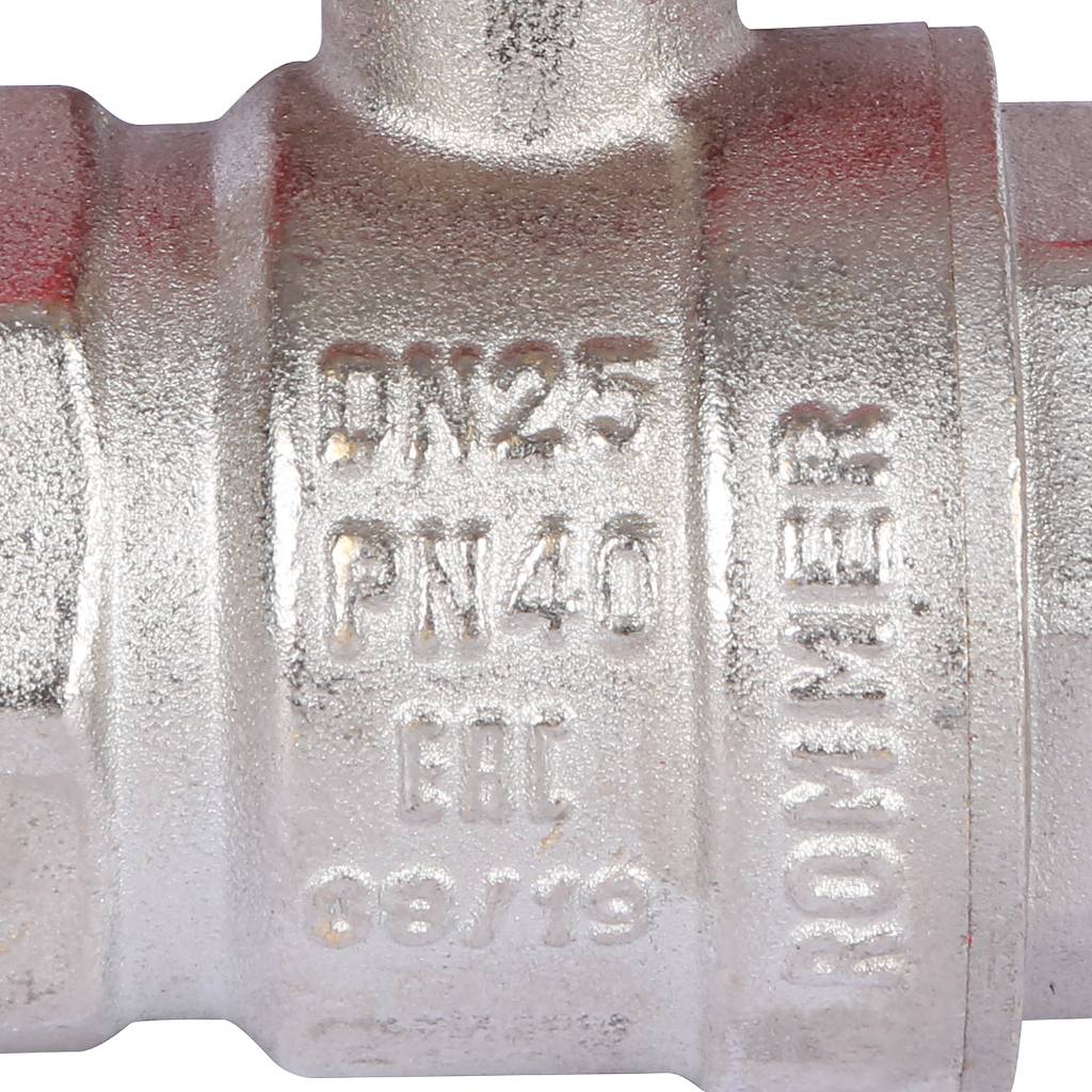 Кран шаровой ROMMER 1 ВН/НР, ручка бабочка, RBV-0004-0210225