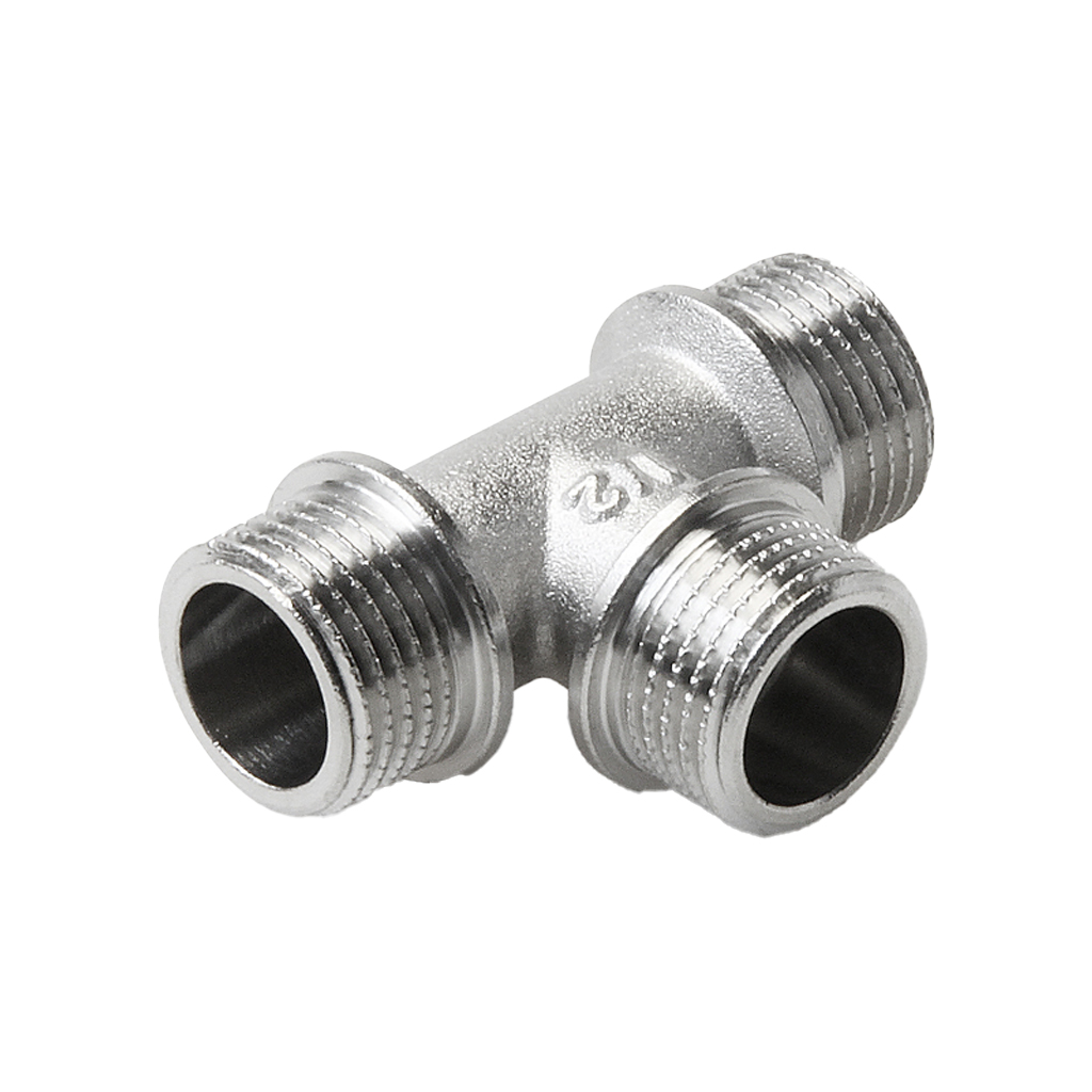 Тройник Pro Aqua D 1/2 латунный резьбовой, Н, 03-m15-m15-m15x