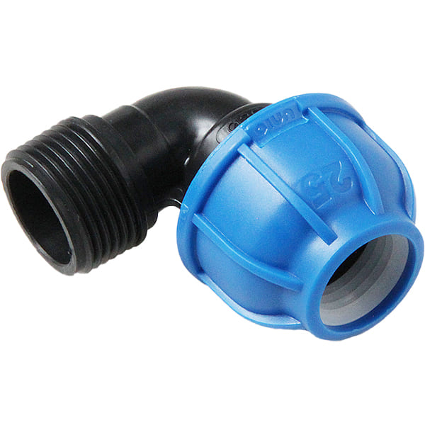 Отвод Pro Aqua ПНД UNIO D 110x3 с наружной резьбой, 82110000000M300