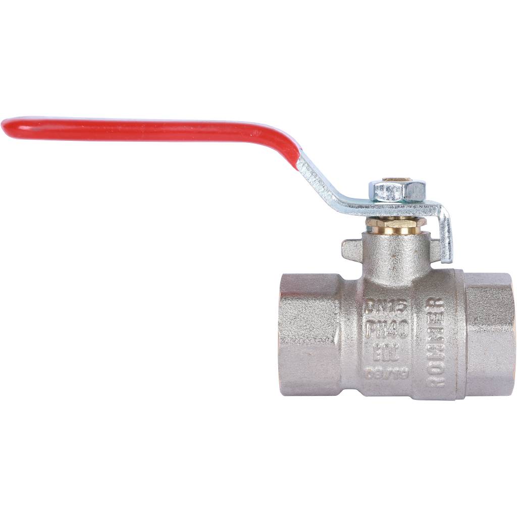 Кран шаровой ROMMER 1/2 ВН/ВН, ручка рычаг, RBV-0001-0110315