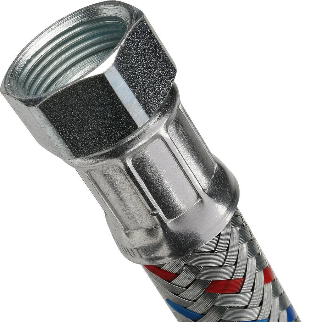 Гибкая подводка для воды STOUT НР 3/4 х ВР 3/4, длина 600 мм, SHF-0206-182020