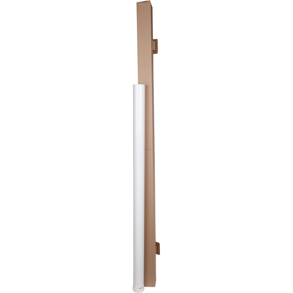 Удлинитель дымохода традиционный ROMMER D80(п-м), L1500, RCA-0080-001500