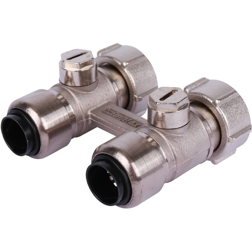 Узел нижнего подключения Meibes D2/50, прямой, 3/4 ВРх15 мм, F10009