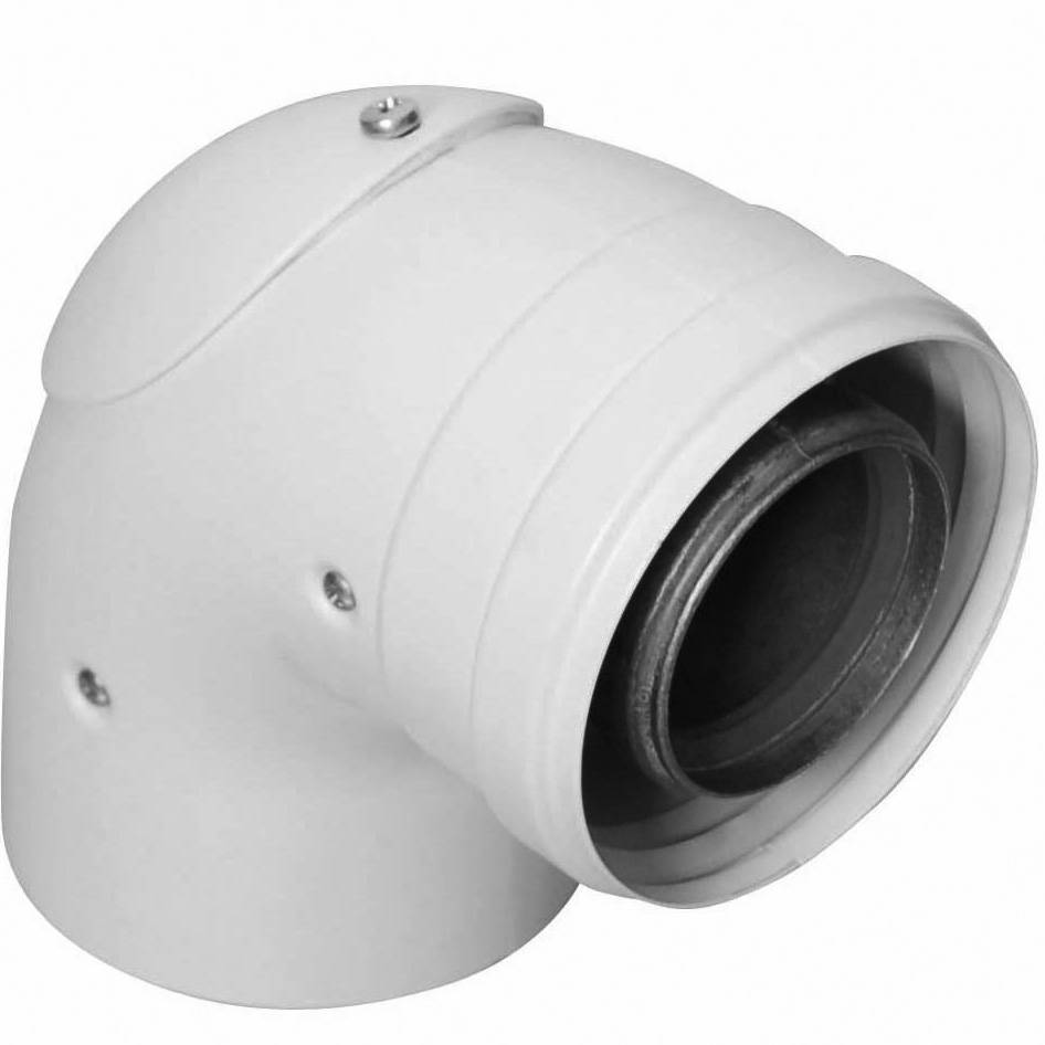 Инспектируемый коаксиальный отвод Baxi KHG 90°, диам. 60/100 мм, KHG71410411-