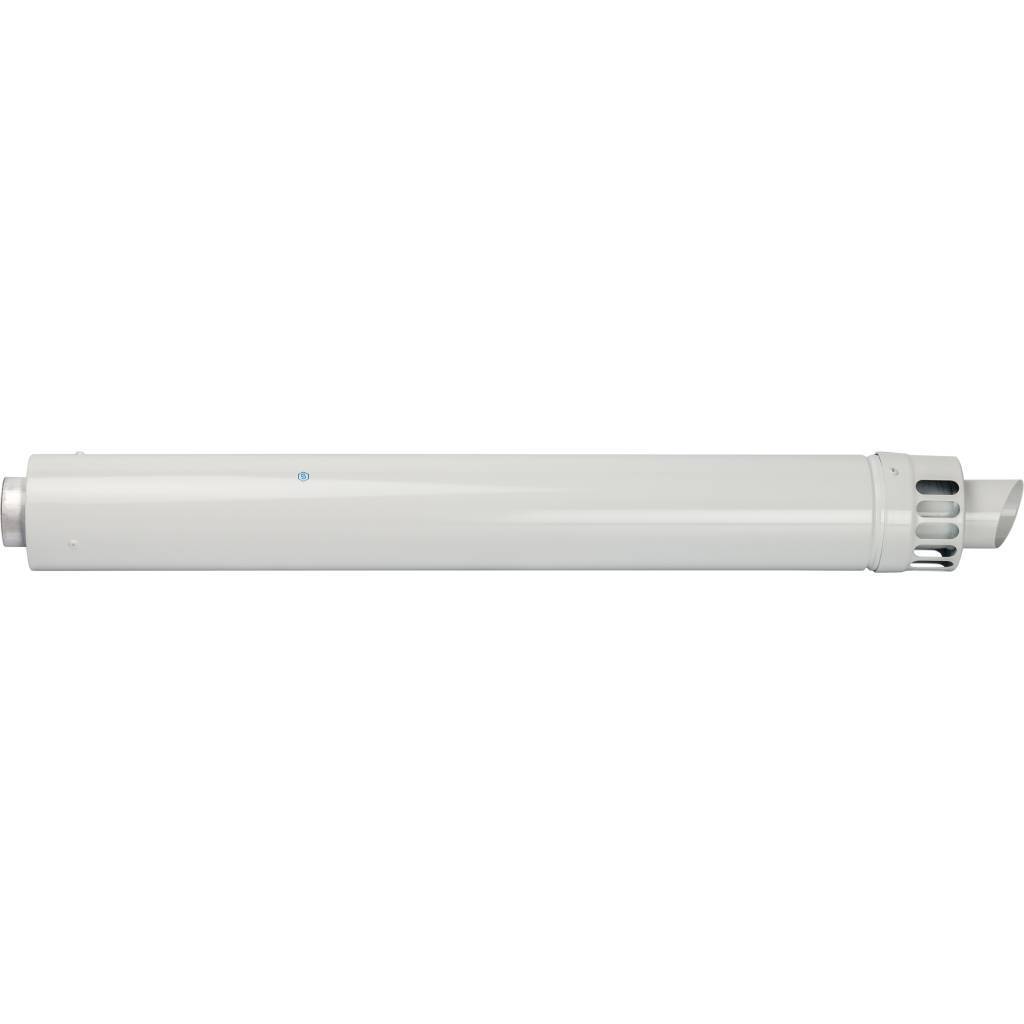 *SCA-6010-001001 STOUT Элемент дымохода DN60/100 фин.уч-ок 1000 мм для горизонт. прохода через стену с антиобмерз.оголовком, SCA-6010-001001