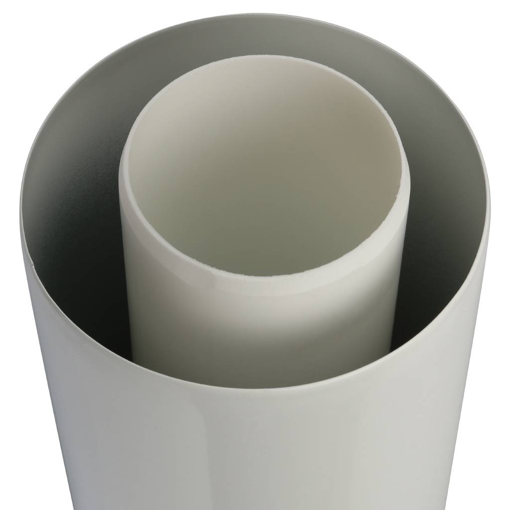 *SCA-8610-000500 STOUT Элемент дымохода конденсац. труба 500 мм DN60/100 м/п PP-FE, SCA-8610-000500