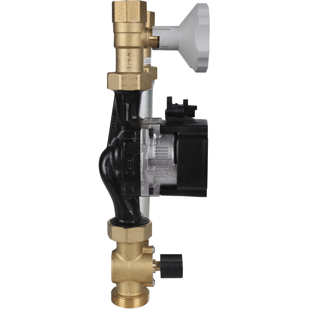 Насосная группа Meibes V-MK 1 с насосом Grundfos UPM3 Hybrid 25-70, со смесителем, подающая линия слева, M66833.36