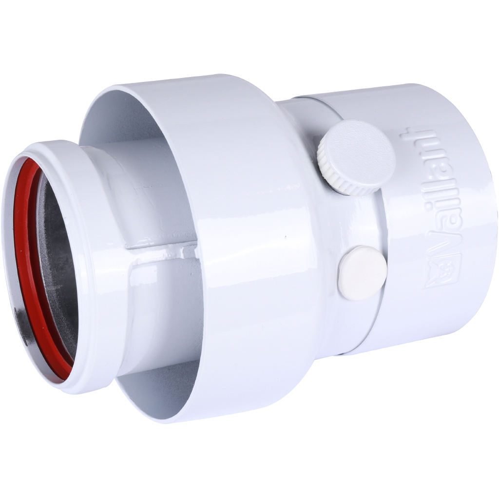 Переходник Vaillant 60/100 -> 80/125 мм с конденсатоотводчиком, 0020202465