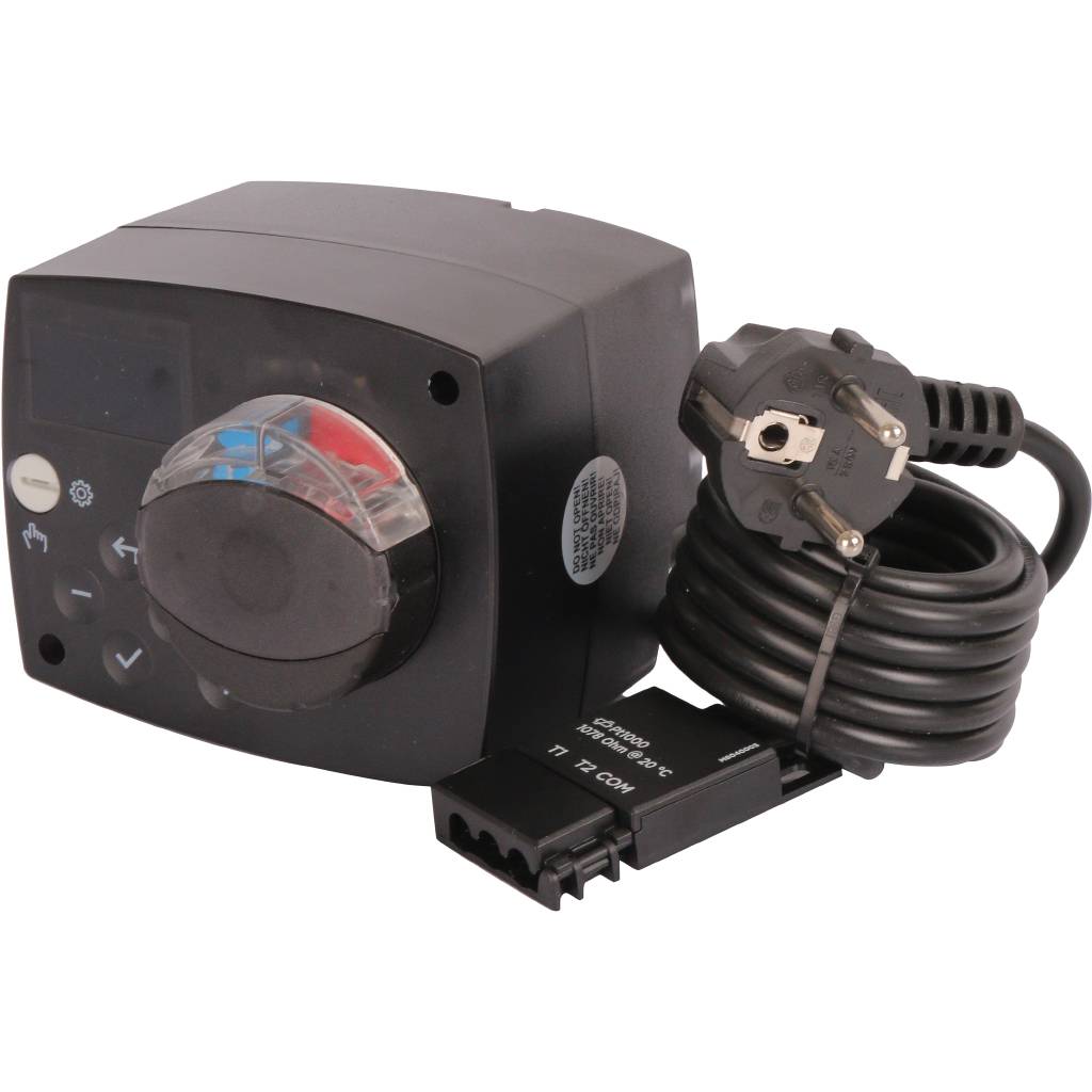 Сервопривод для смесительных клапанов STOUT SVM-0015 с датчиком для фиксированной регулировки температуры, SVM-0015-230017
