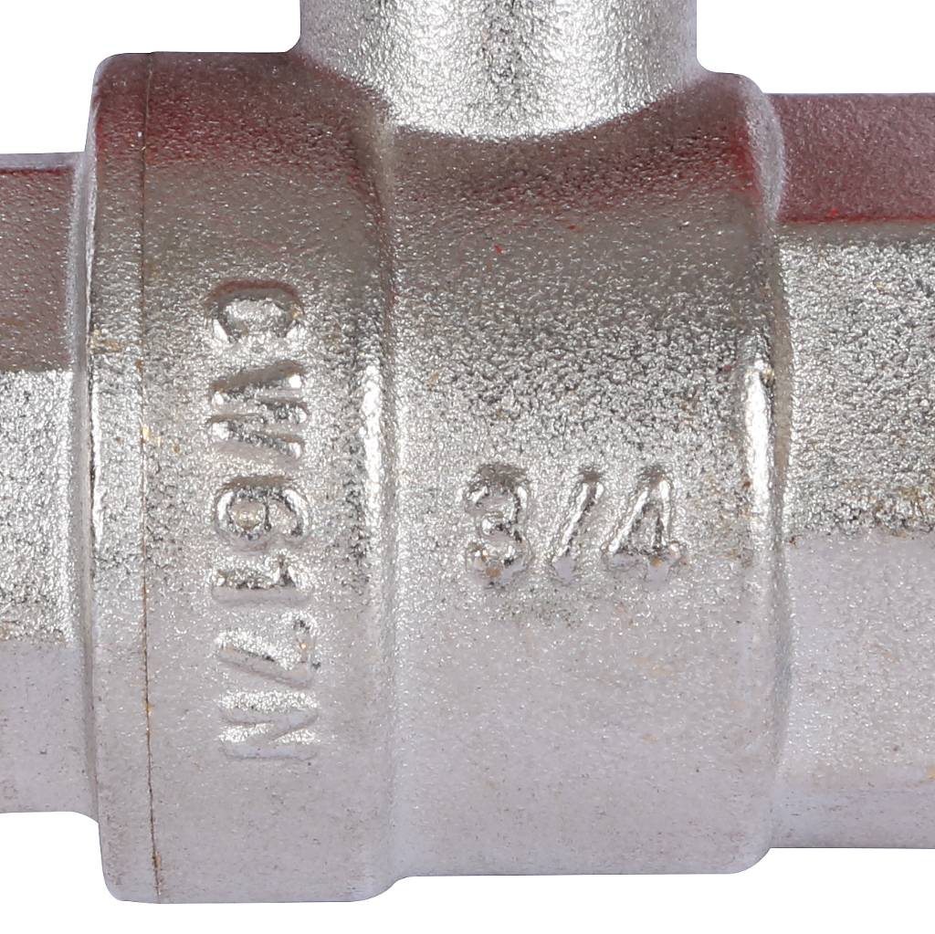 Кран шаровой ROMMER 3/4 НР/НР, ручка бабочка, RBV-0007-0410220