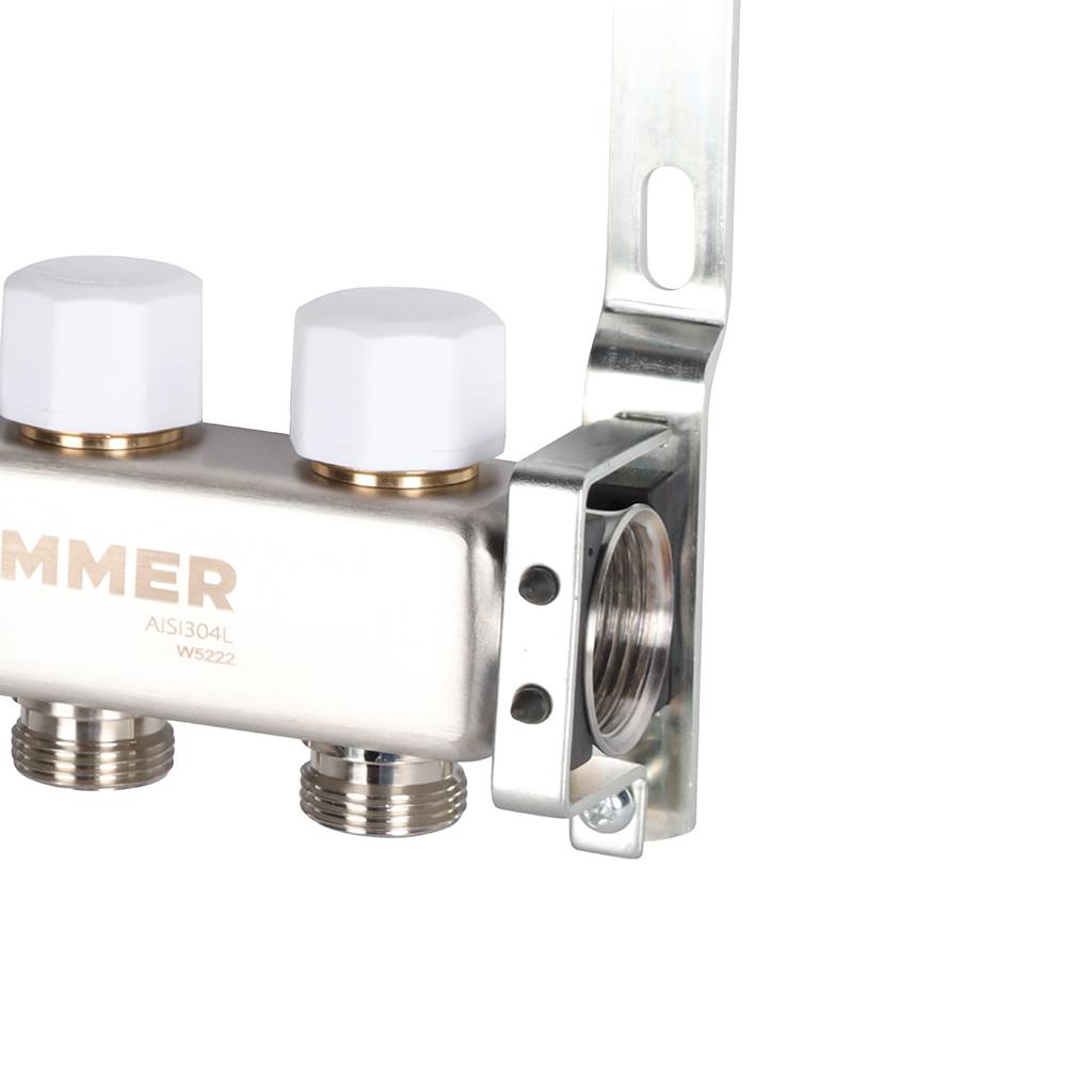 Коллектор из нержавеющей стали без расходомеров ROMMER 3 выхода, RMS-3200-000003