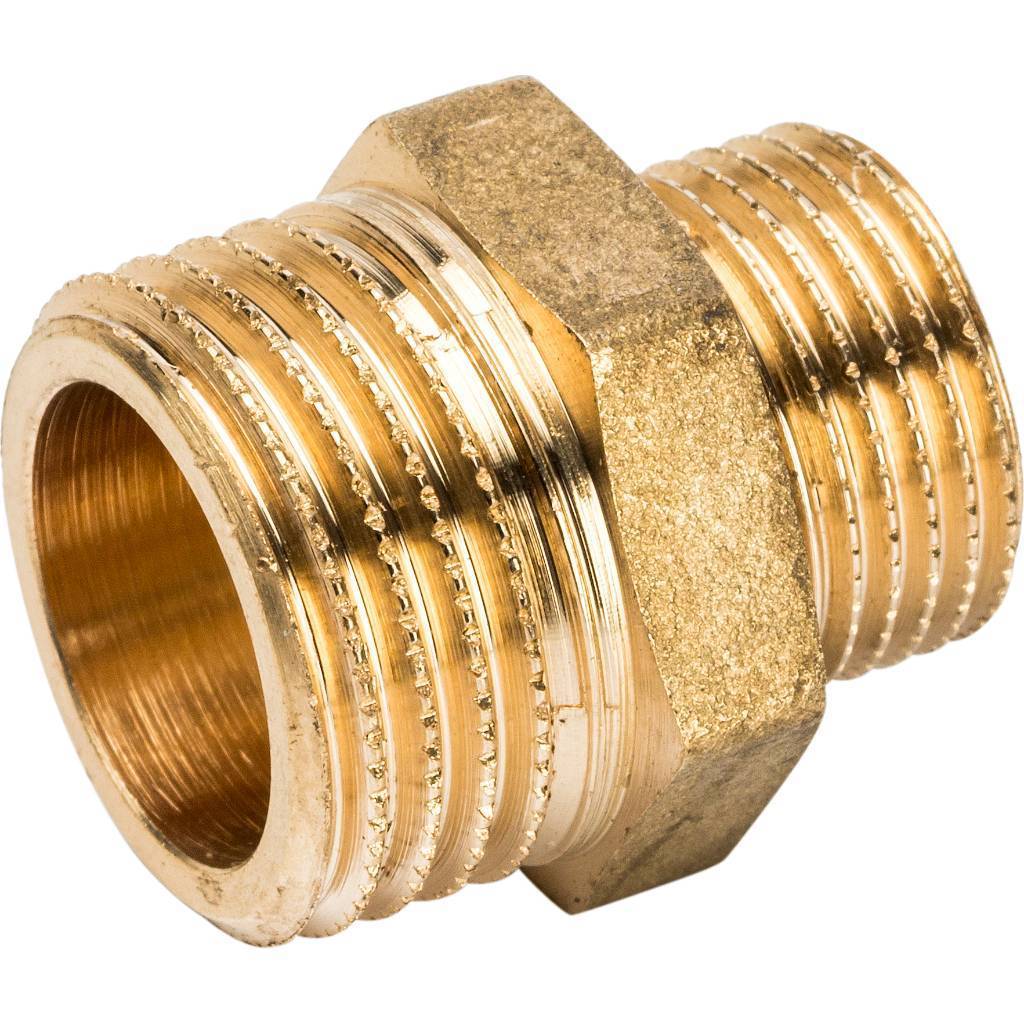 Ниппель НН STOUT переходной 1/2X3/8, SFT-0003-001238