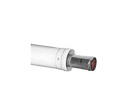 Коаксиальное удлинение Baxi полипропиленовое KHG (60/100 мм, 1000 мм, HT), KHG71405951-