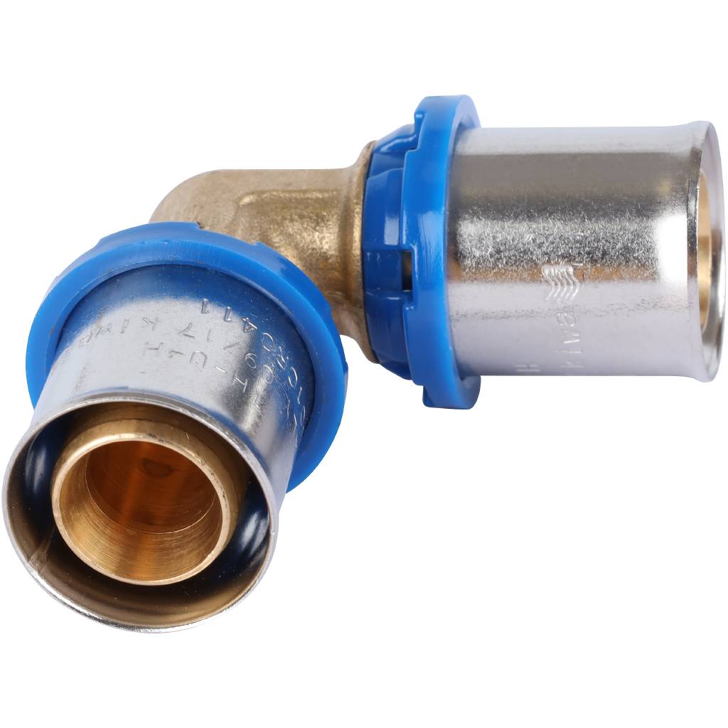 APE Угольник APE 90° 20х20 для металлопластиковых труб прессовой, ARL3200220