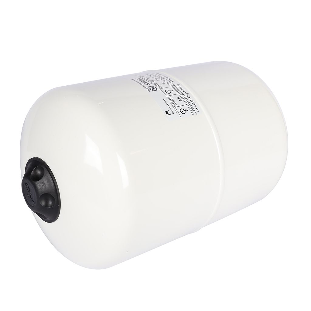Расширительный бак STOUT STW-0015 для ГВС 12 л. вертикальный (цвет белый), STW-0015-000012