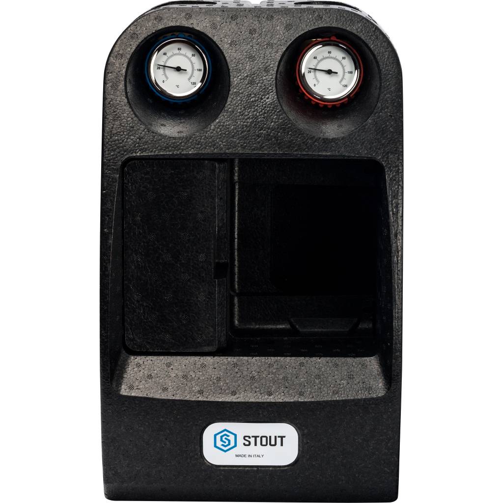 Насосная группа STOUT SDG-0001 с прямым контуром 1 1/4 без насоса в теплоизоляции DN 32, SDG-0001-003201