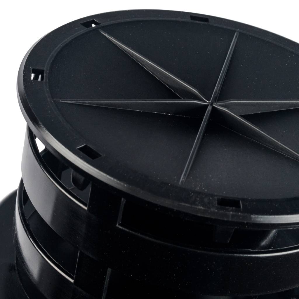 Элемент дымохода STOUT DN60/100 комплект адаптер вертикальный утепленный, 1000 мм, фин.уч-ок. адаптер в комплекте, SCA-6010-800001