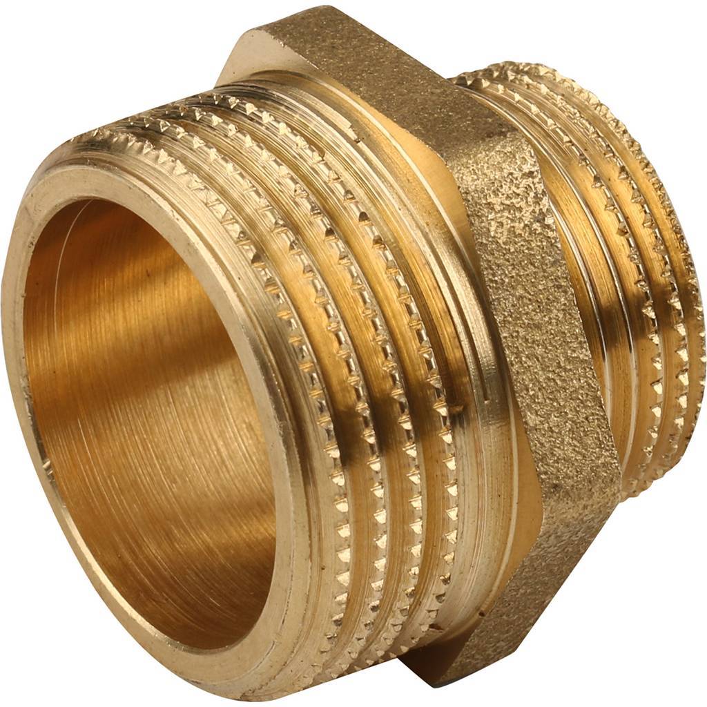 Ниппель HH TIEMME 1х3/4 для стальных труб резьбовой, 1500022