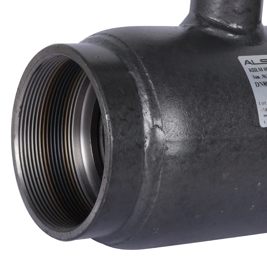Кран шаровой ALSO КШМ Ду 80 Ру 2,5 МПа из Ст.20, КШ.М.080.25-01