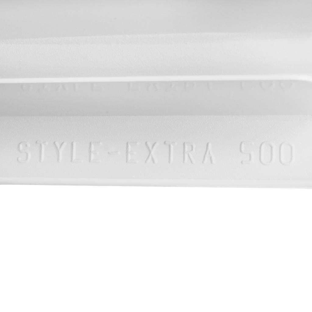 Радиатор биметаллический Global STYLE EXTRA 500 10 секций нижнее правое подключение (белый RAL 9010), STE05001010/DS