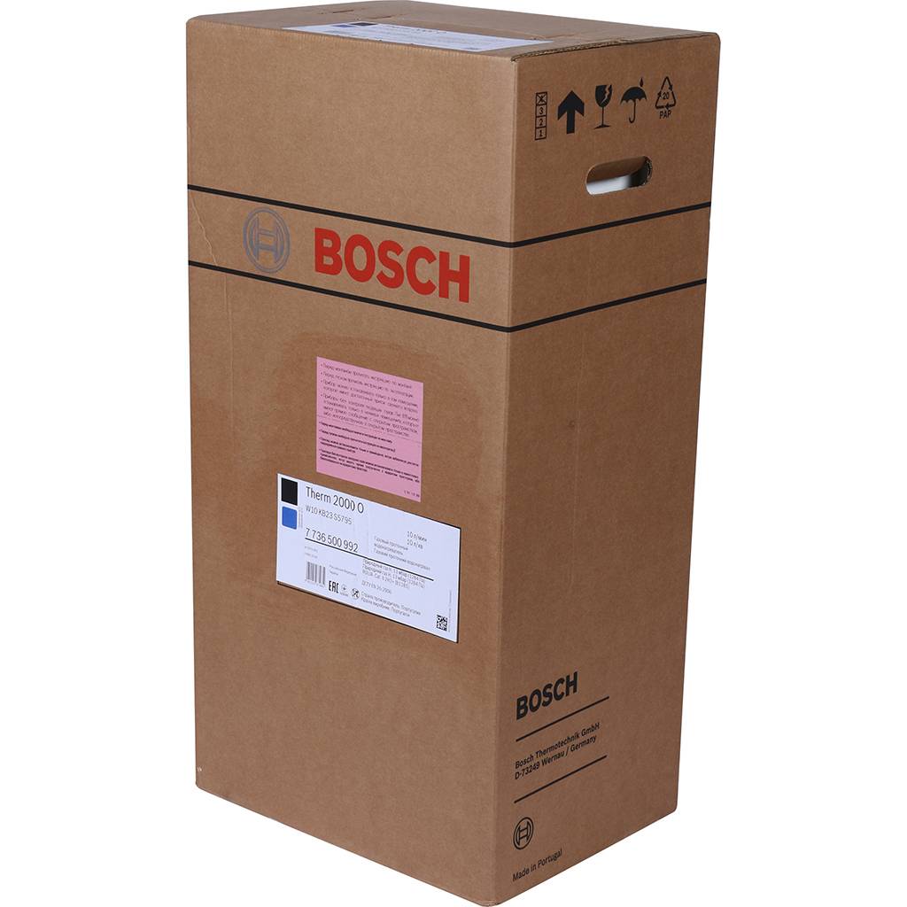 Водонагреватель Bosch W10 KB газовый проточный, 7736500992