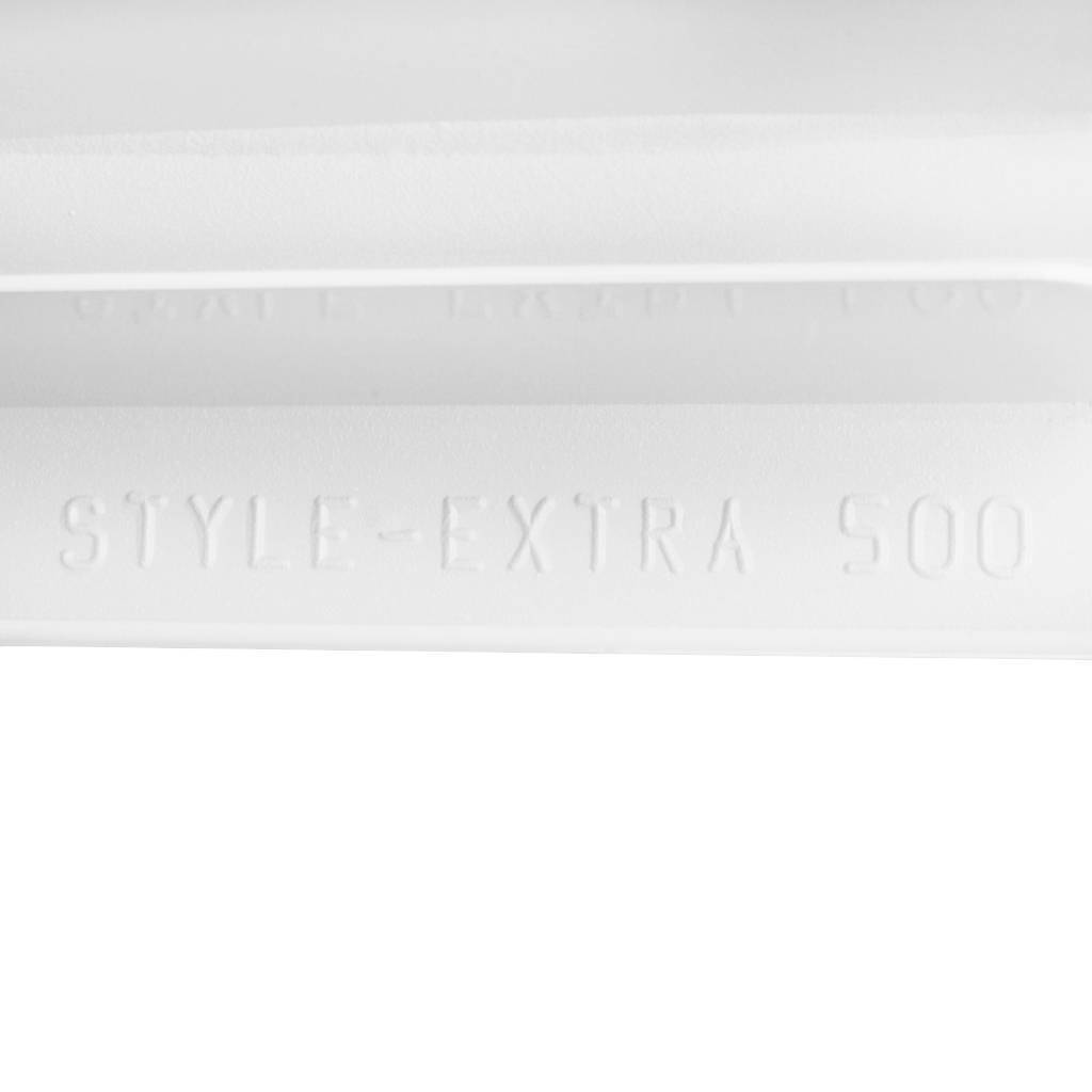 Радиатор биметаллический Global STYLE EXTRA 500 8 секций боковое подключение (белый RAL 9010), STE05001008
