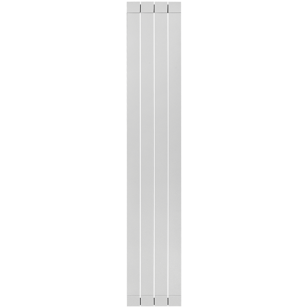Радиатор алюминиевый STOUT Oscar 1800 4 секции боковое подключение (серый), SRA-0110-18000804