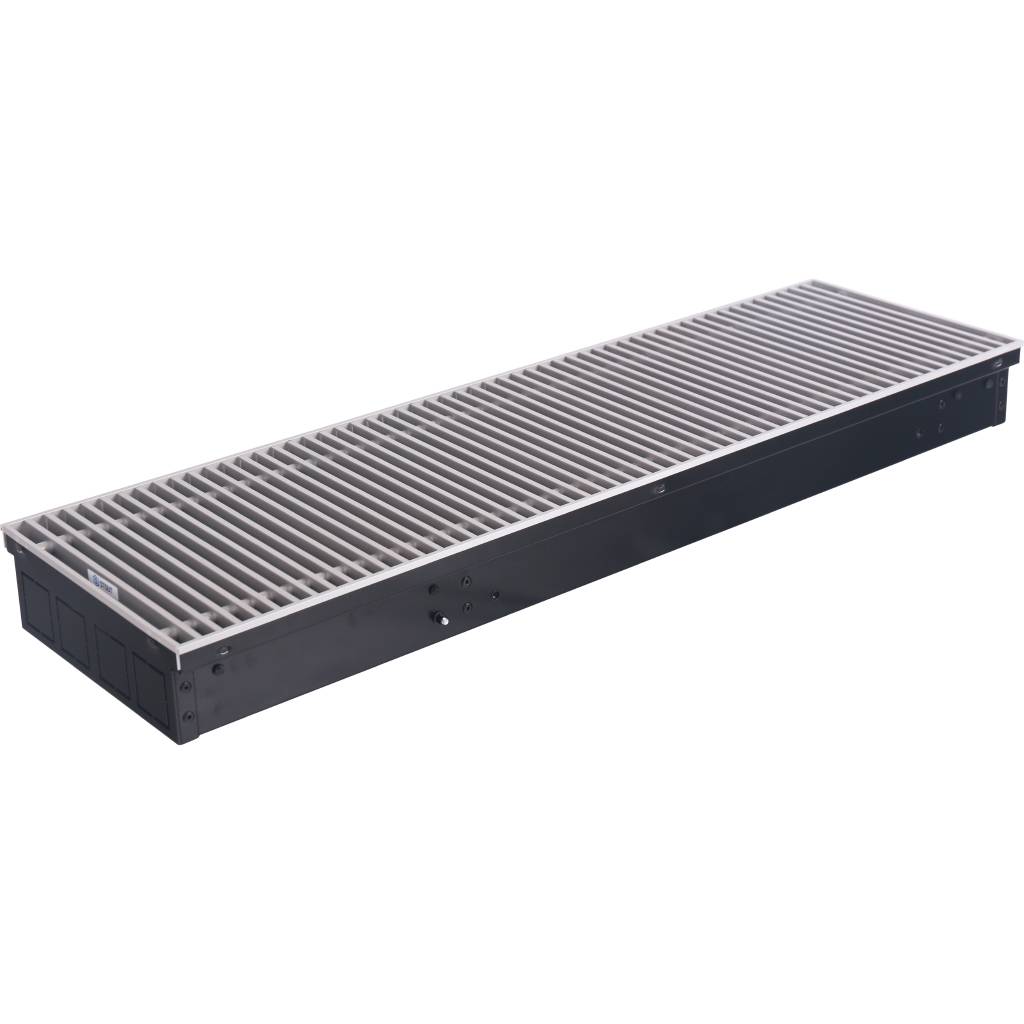 Внутрипольный конвектор STOUT SCQ-1100 75х240х800 (Решётка роликовая) правое подключение, SCQ-1100-0724080