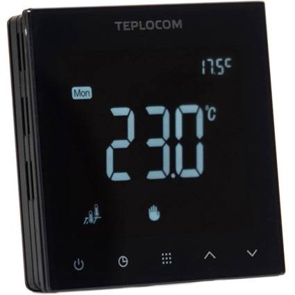 Программируемый термостат для теплого пола Teplocom 250В, 16А, NTC, 928