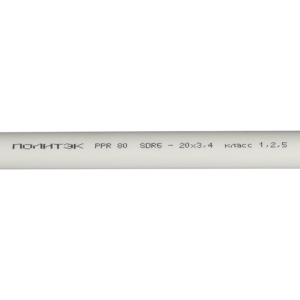 Труба полипропиленовая Политэк d=20x3,4 (PN 20) (Длина: 4 м), 9002020034