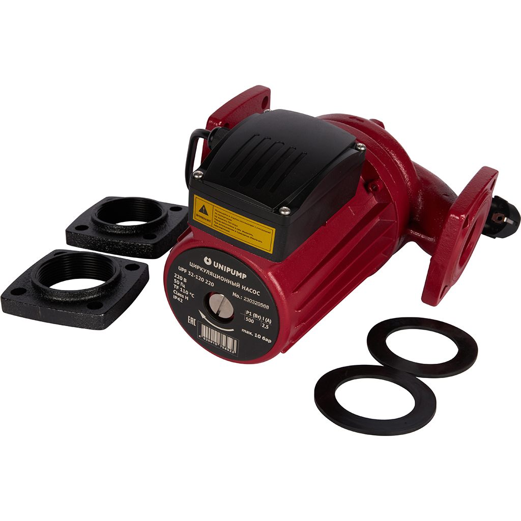 *83924 UNIPUMP Насос циркуляц. (отопл.) UPF 32-120 220 (Фланцевое присоед.DN32, 220 В, Wмакс - 500 Вт, Нmax - 12 м, Qmax - 183 л/мин), 83924