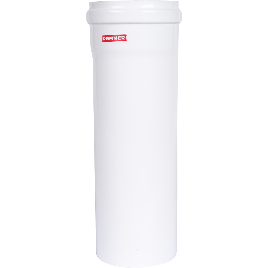 Удлинитель дымохода традиционный ROMMER D80(п-м), L250, RCA-0080-000250