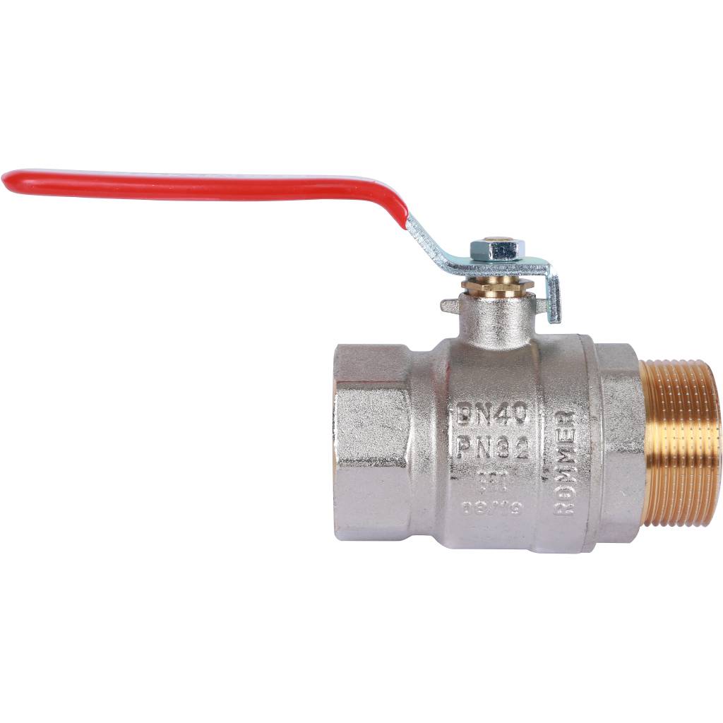 Кран шаровой ROMMER 1 1/2 ВН/НР, ручка рычаг, RBV-0002-0210340