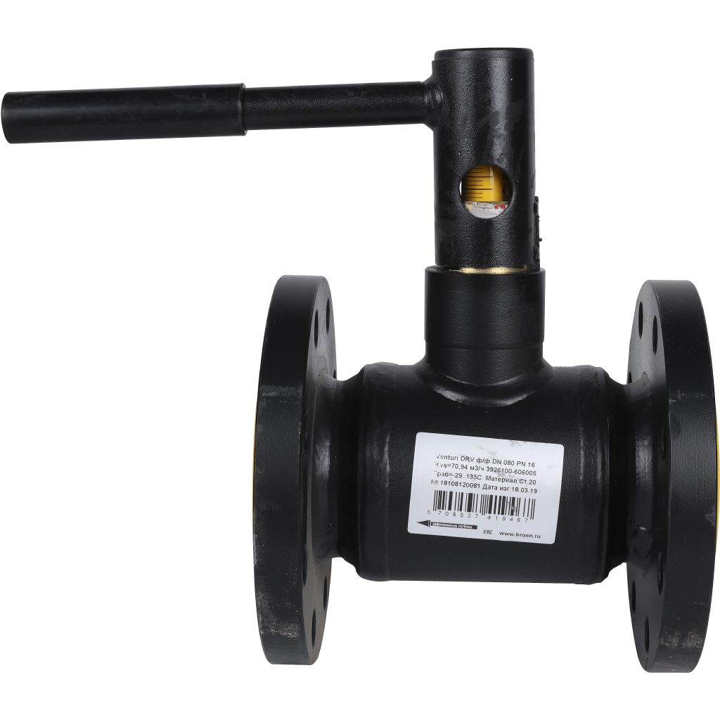 Клапан балансировочный БРОЕН Venturi DRV DN 080 PN 16 ручной фланцевый, 55510