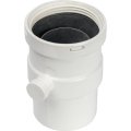 Элемент дымохода вертикальный STOUT D80 п/м с патрубком для отвода конденсата, SCA-0080-020137