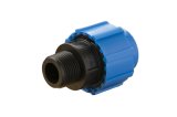Муфта ПНД Политэк переходная с наружной резьбой 40 х 1 1/4 ТПК-АКВА, 50030040