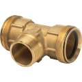 Тройник TIEMME с наружной резьбой 40х1 1/4х40 для труб ПНД винтовой, 3400075