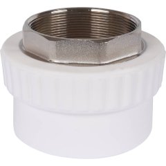 Муфта комбинированная Kalde под шестигранник (внутр. резьба, 90х3 ) для полипропиленовых труб под сварку, 3222-nfo-903006