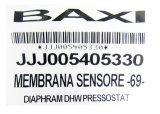 Мембрана гидравлического переключателя BAXI, 5405330