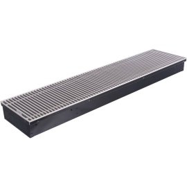 Внутрипольный конвектор STOUT SCN-1100 80х240х1000 (Решётка роликовая) правое подключение, SCN-1100-0824100