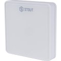 Проводной комнатный датчик STOUT C-7p, белый, STE-0101-007001