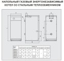 Газовый напольный котел Ferroli TORINO 50 со стальным теплообменником, 0QN013YA