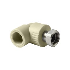 Угольник Pro Aqua d=20-3/4 PP-R с накидной гайкой Серый, PA29210G