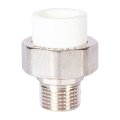 Муфта комбинированная Pro Aqua d=20-1/2 PP-R разъемная (американка) УСИЛЕННАЯ НР Белая, PA21008S