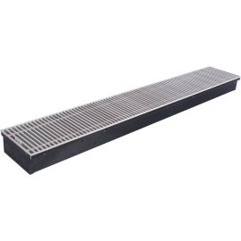 Внутрипольный конвектор STOUT SCN-1100 80х190х1200 (Решётка роликовая) правое подключение, SCN-1100-0819120