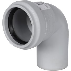 Отвод канализационный бесшумный STOUT D58х87,5°, SKB-0012-005887