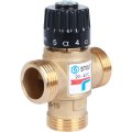 Термостатический смесительный клапан для систем отопления и ГВС STOUT G 1” M, 20-43°С KV 1,6 м3/ч, SVM-0120-164325