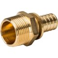 Переходник STOUT с наружной резьбой 25xR 1 для труб из сшитого полиэтилена аксиальный, SFA-0001-002510