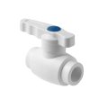 Шаровой кран Pro Aqua d= 32 PP-R полнопроходной Ultra Белый, PA40012